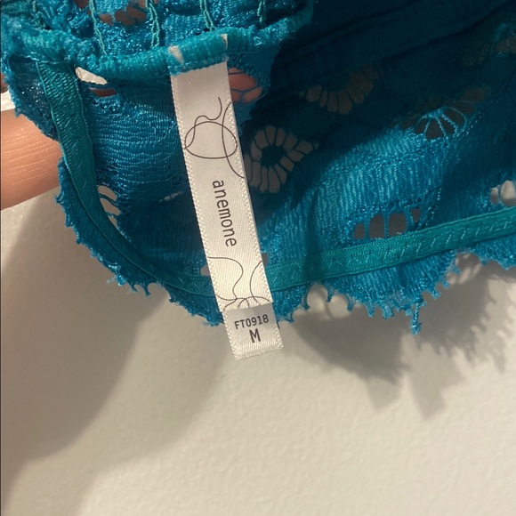 Teal Lace Bralette - Picture 2 of 5